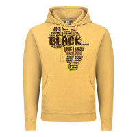 Vintage Mustard black history month Vintage Hoodie - MaliasSmallBusiness