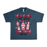 Midnight Navy dear cupid just bring something strong Urban Heavy Tee - MaliasSmallBusiness