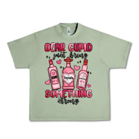 Oil Green dear cupid just bring something strong Urban Heavy Tee - MaliasSmallBusiness