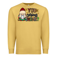 Antique Gold you serious gnomie Premium Sweatshirt - CowGirlArtShop