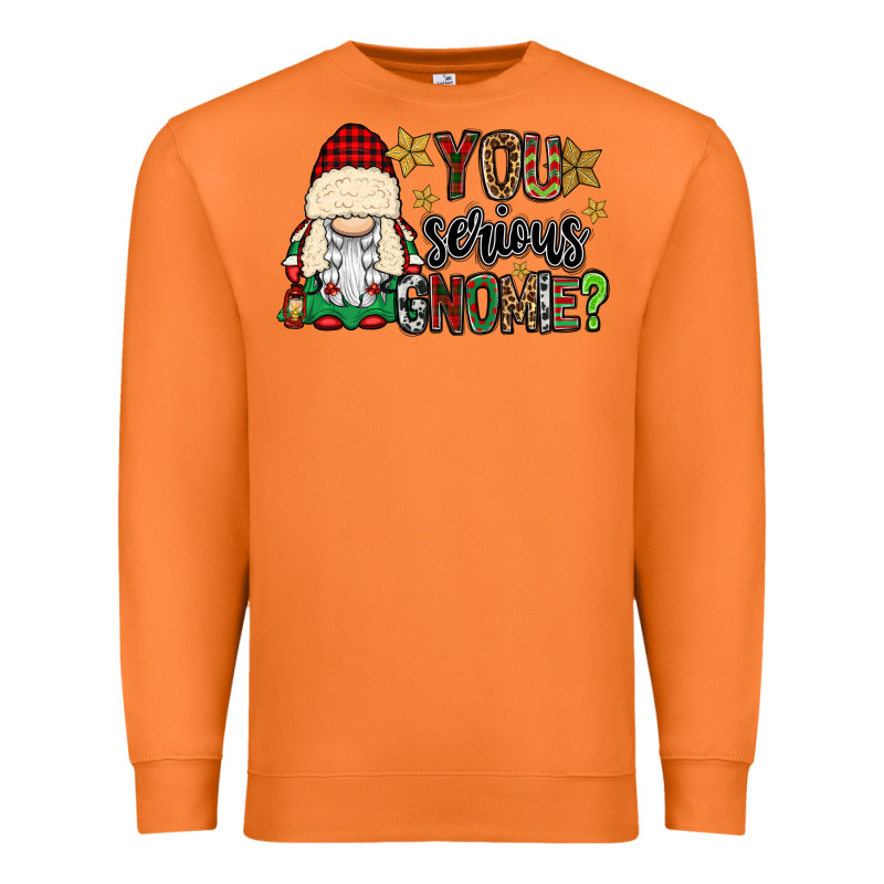 You Serious Gnomie Premium Sweatshirt by CowGirlArtShop | Teevron
