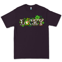 Plum lucky with gnome and  shamrocks Premium Tee - AdoDesignShop