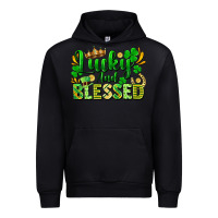 Lucky And Blessed Urban Hoodie | Teevron