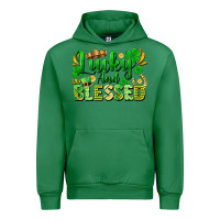 Emerald lucky and blessed Urban Hoodie - FaDigitalArtStudio