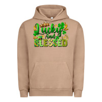 Pigment Burro lucky and blessed Urban Hoodie - FaDigitalArtStudio