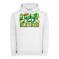 Pigment Lunar Rock lucky and blessed Urban Hoodie - FaDigitalArtStudio