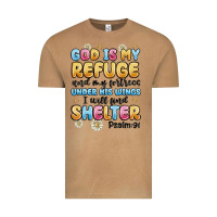 Vintage Camel god is my refuge and my fortress under his wings Vintage Tee - MaliasSmallBusiness