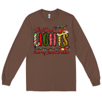 Chestnut christmas lights are my favorite color Long Sleeve Tee - MaliasSmallBusiness