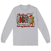 Moon Dust christmas lights are my favorite color Long Sleeve Tee - MaliasSmallBusiness