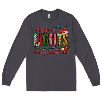 Smoke christmas lights are my favorite color Long Sleeve Tee - MaliasSmallBusiness