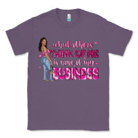 Lavender what other think of me is none of my business Classic Tee - NancyCooperArtShop