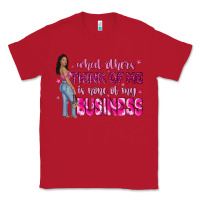 Red what other think of me is none of my business Classic Tee - NancyCooperArtShop