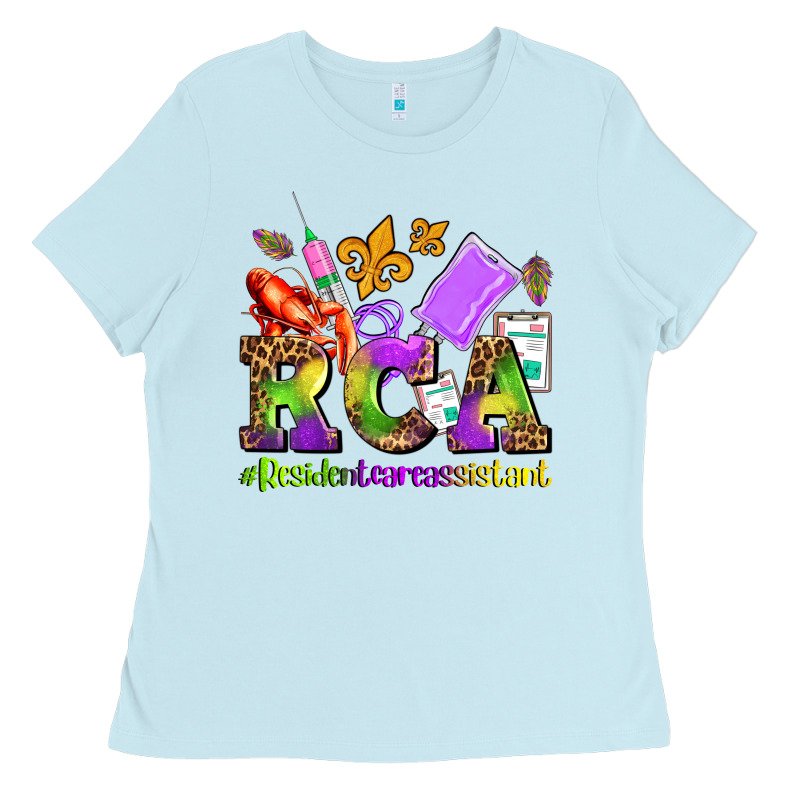 Mardi Gras Rca Resident Care Assistant Ladies Tee by AdoDesignShop | Teevron