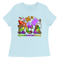 Baby Blue mardi gras rca resident care assistant Ladies Tee - AdoDesignShop