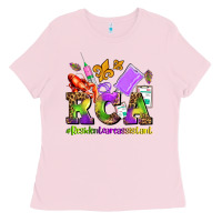 Bubblegum Pink mardi gras rca resident care assistant Ladies Tee - AdoDesignShop