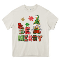 Cream be merry Heavy Core Tee - BundleAndBundleShop