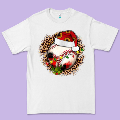 Christmas Baseball Premium Tee Designed By Jahusdesignshop