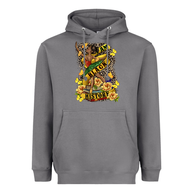 I Am Black History Heavyweight Hoodie by CowGirlArtShop | Teevron