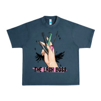 Midnight Navy the lash boss Urban Heavy Tee - MaliasSmallBusiness