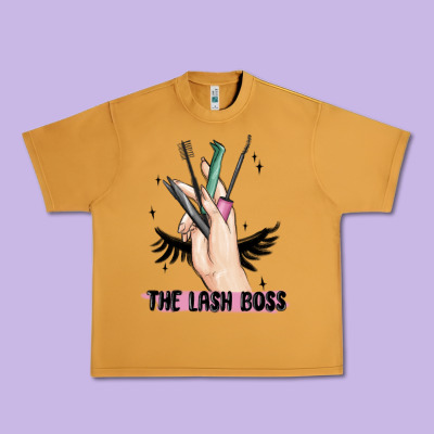 The Lash Boss Urban Heavy Tee Designed By Maliassmallbusiness