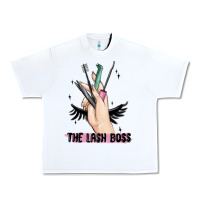 White the lash boss Urban Heavy Tee - MaliasSmallBusiness
