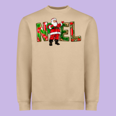Noel Santa Heavyweight Sweatshirt Designed By Nancycooperartshop