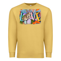 Antique Gold love easter Premium Sweatshirt - CowGirlArtShop