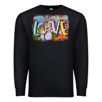 Black love easter Premium Sweatshirt - CowGirlArtShop