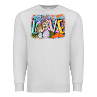 Dove Grey love easter Premium Sweatshirt - CowGirlArtShop