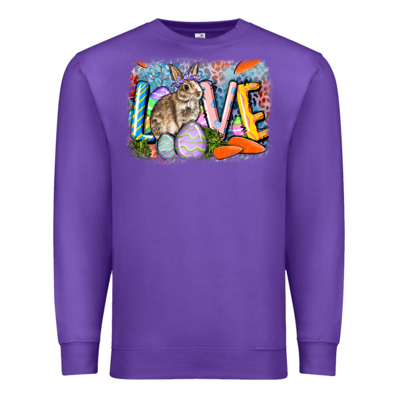 Love Easter Premium Sweatshirt by CowGirlArtShop | Teevron