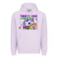 Lilac there is some horrors in this house Premium Hoodie - CowGirlArtShop