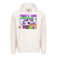 Pale Pink there is some horrors in this house Premium Hoodie - CowGirlArtShop