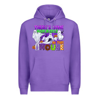 Purple there is some horrors in this house Premium Hoodie - CowGirlArtShop