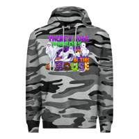 Slate Camo there is some horrors in this house Premium Hoodie - CowGirlArtShop