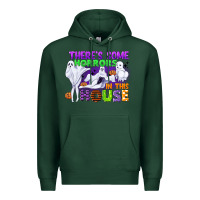 Sports Green there is some horrors in this house Premium Hoodie - CowGirlArtShop