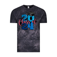 Cloud Black class of 2024 Vintage Tee - MaliasSmallBusiness