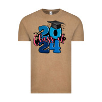 Vintage Coffee class of 2024 Vintage Tee - MaliasSmallBusiness