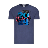 Vintage Denim class of 2024 Vintage Tee - MaliasSmallBusiness