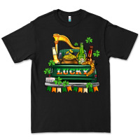 Black lucky truck with flags and beers Premium Tee - AdoDesignShop