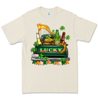 Bone lucky truck with flags and beers Premium Tee - AdoDesignShop