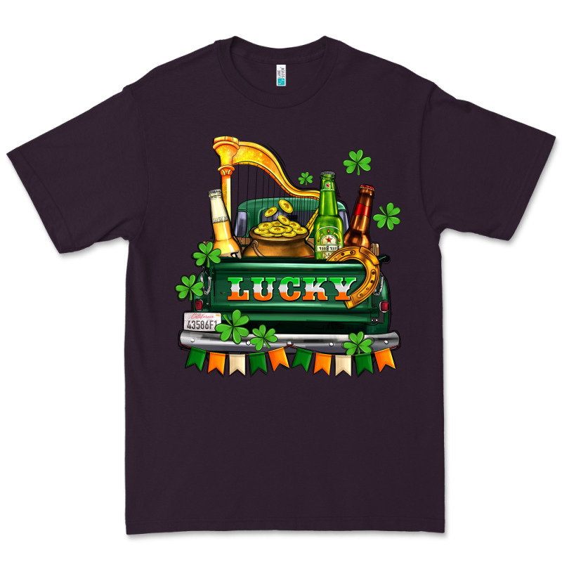 Lucky Truck With Flags And Beers Premium Tee by AdoDesignShop | Teevron