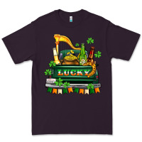 Plum lucky truck with flags and beers Premium Tee - AdoDesignShop