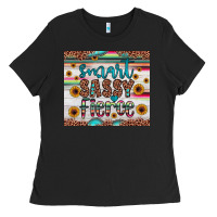 Black smart  sassy fierce Ladies Tee - JahusDesignShop