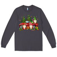 Smoke christmas gnomes truck Long Sleeve Tee - MaliasSmallBusiness