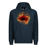 Navy christmas patch Premium Hoodie - JahusDesignShop
