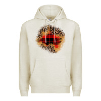 Oatmeal Heather christmas patch Premium Hoodie - JahusDesignShop