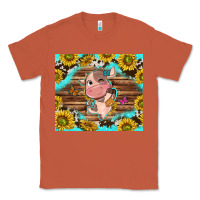 Copper western cute cow with sunflower Classic Tee - NancyCooperArtShop