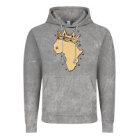 Cloud Rock africa with crown Vintage Hoodie - MaliasSmallBusiness