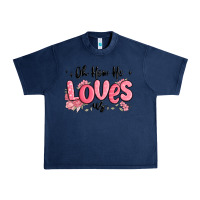 Navy oh how he loves us Urban Heavy Tee - MaliasSmallBusiness