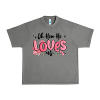 Tornado oh how he loves us Urban Heavy Tee - MaliasSmallBusiness